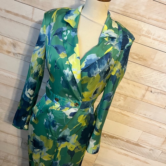 NWT Zara floral jumpsuit size XS - Picture 7 of 13